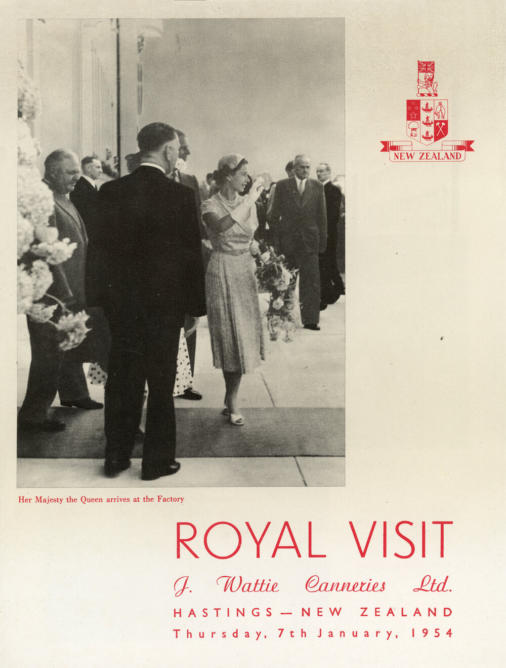 Royal Visit J. Wattie Canneries 