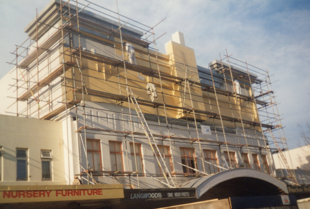 Scaffolding at State Theatre