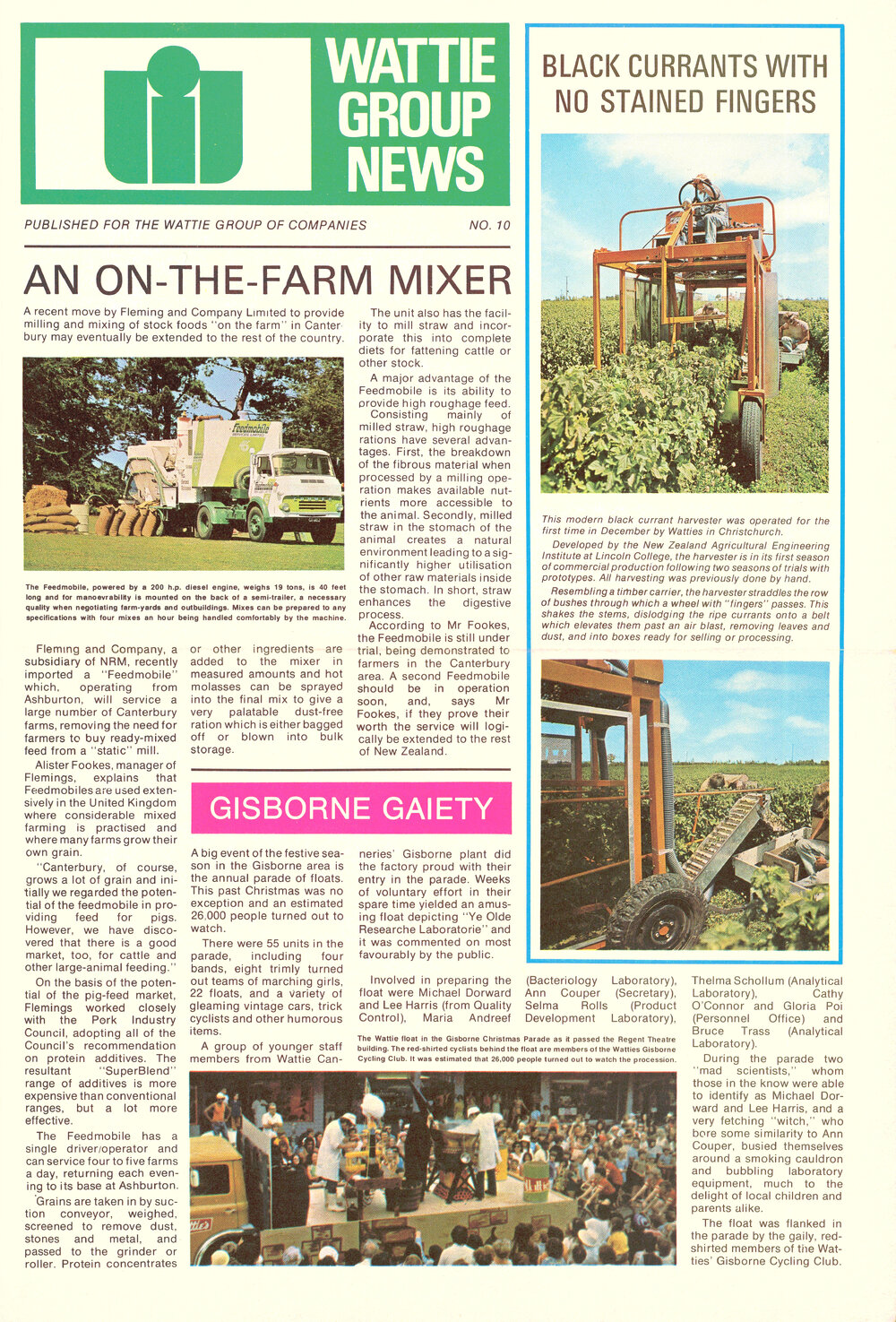 Wattie Group News Issue 10