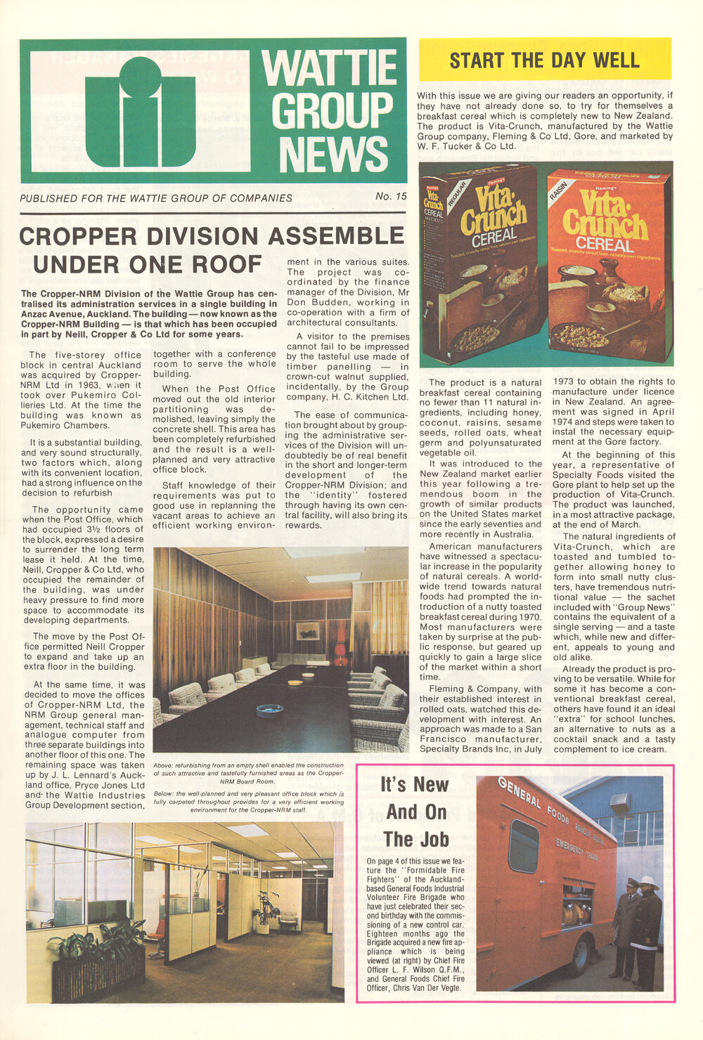 Wattie Group News Issue 15
