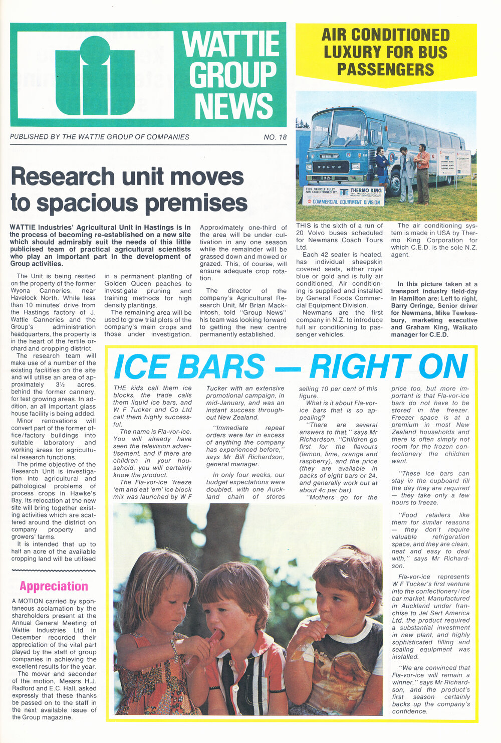 Wattie Group News Issue 18