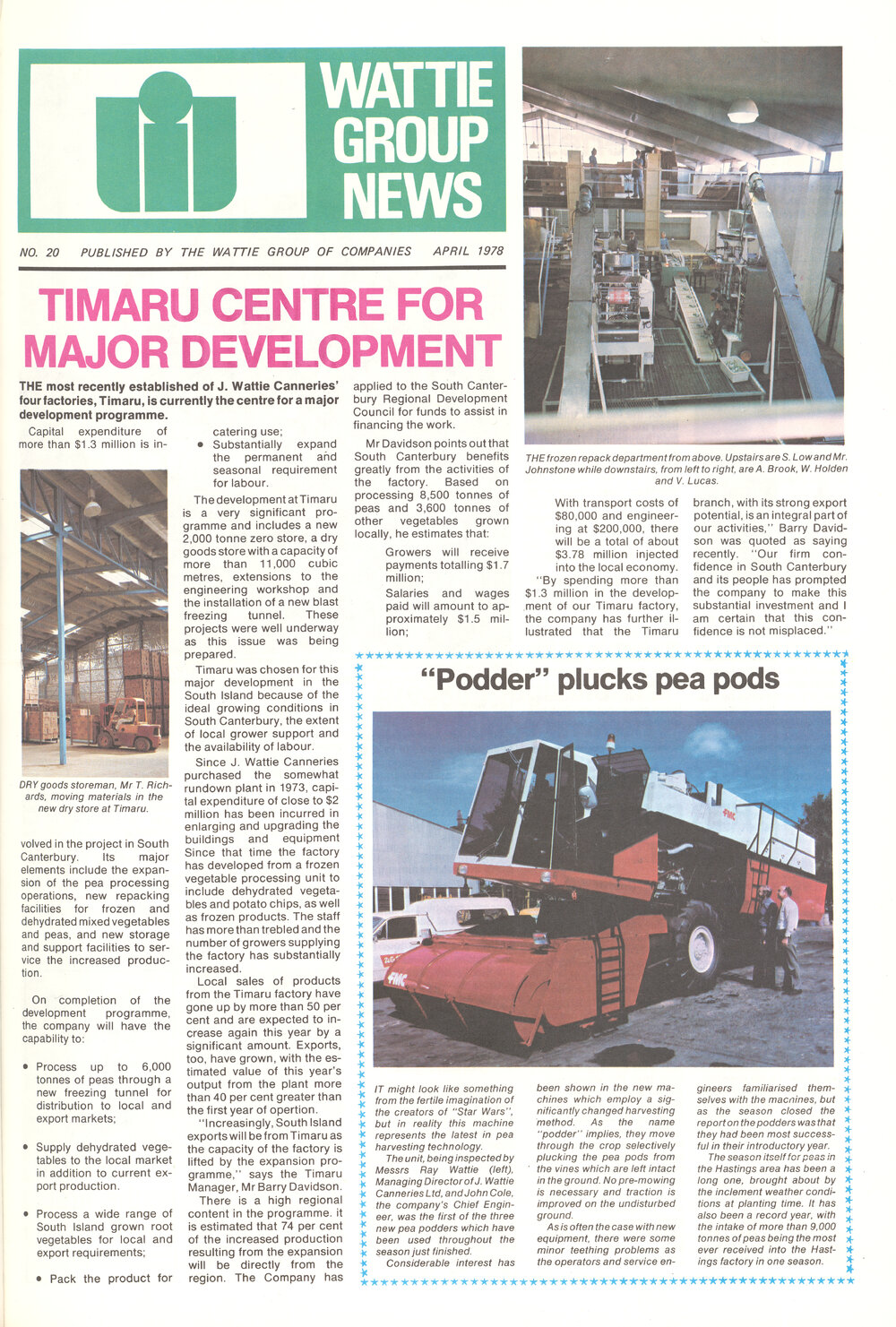 Wattie Group News Issue 20