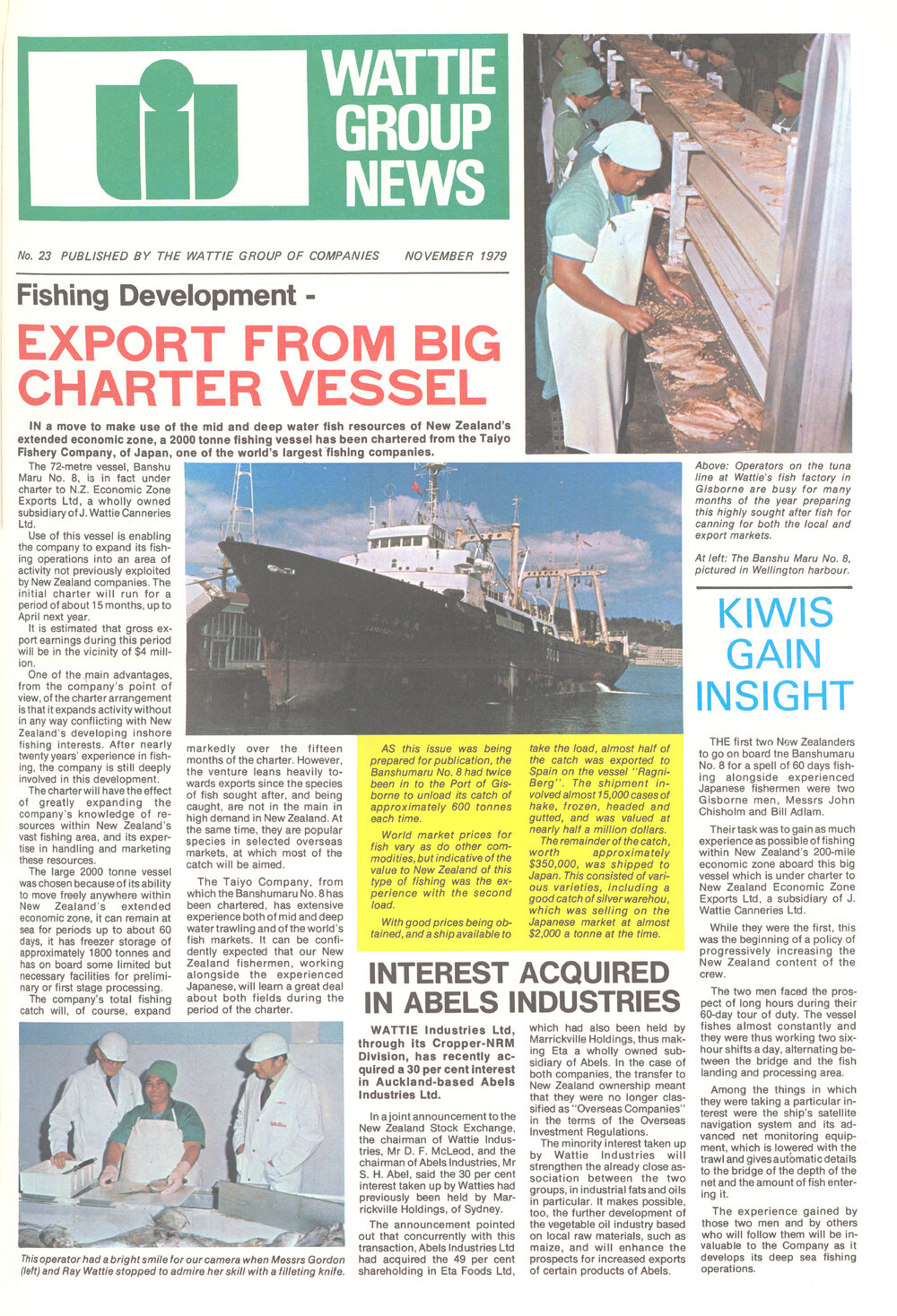 Wattie Group News Issue 23