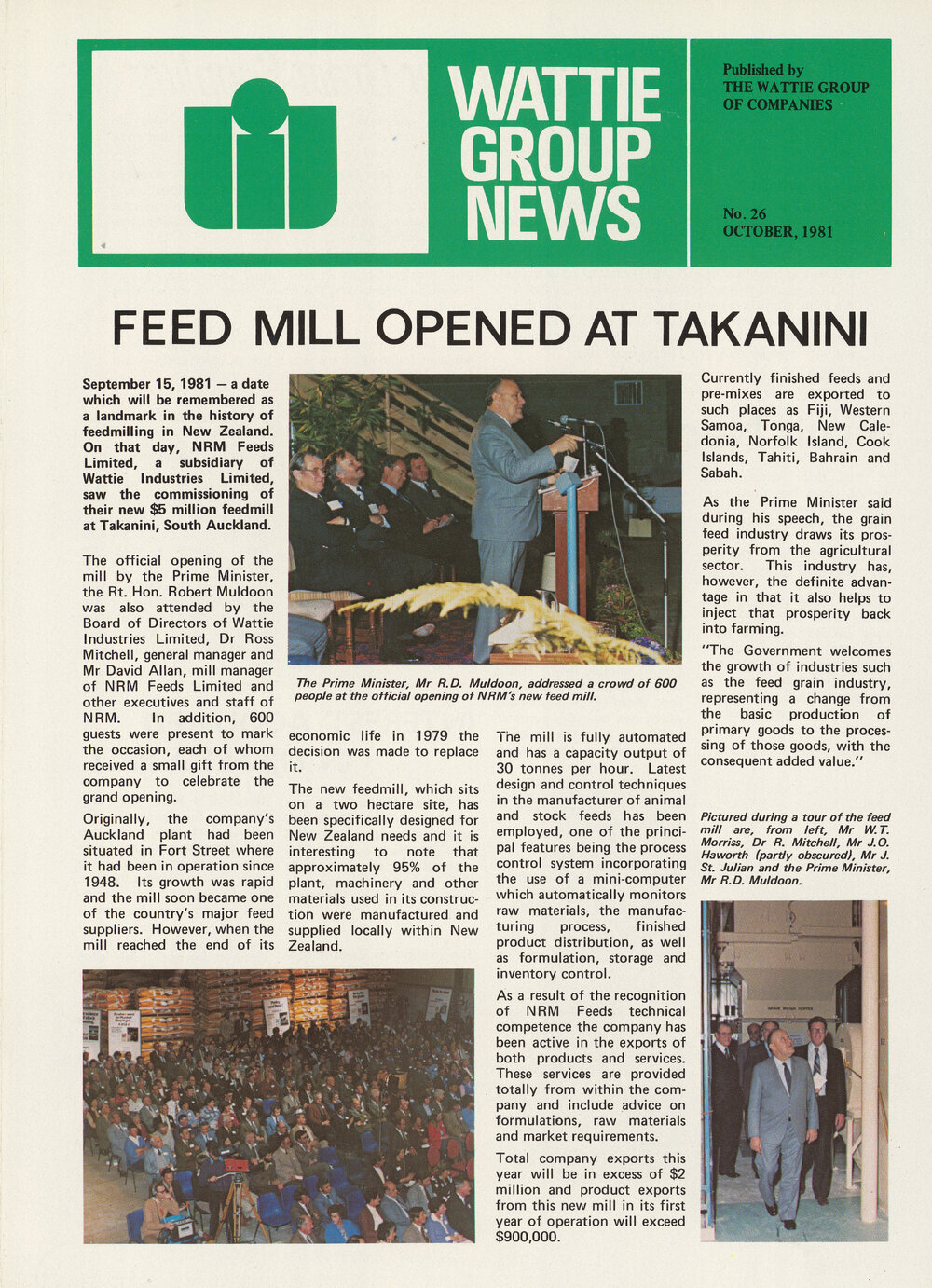 Wattie Group News Issue 26