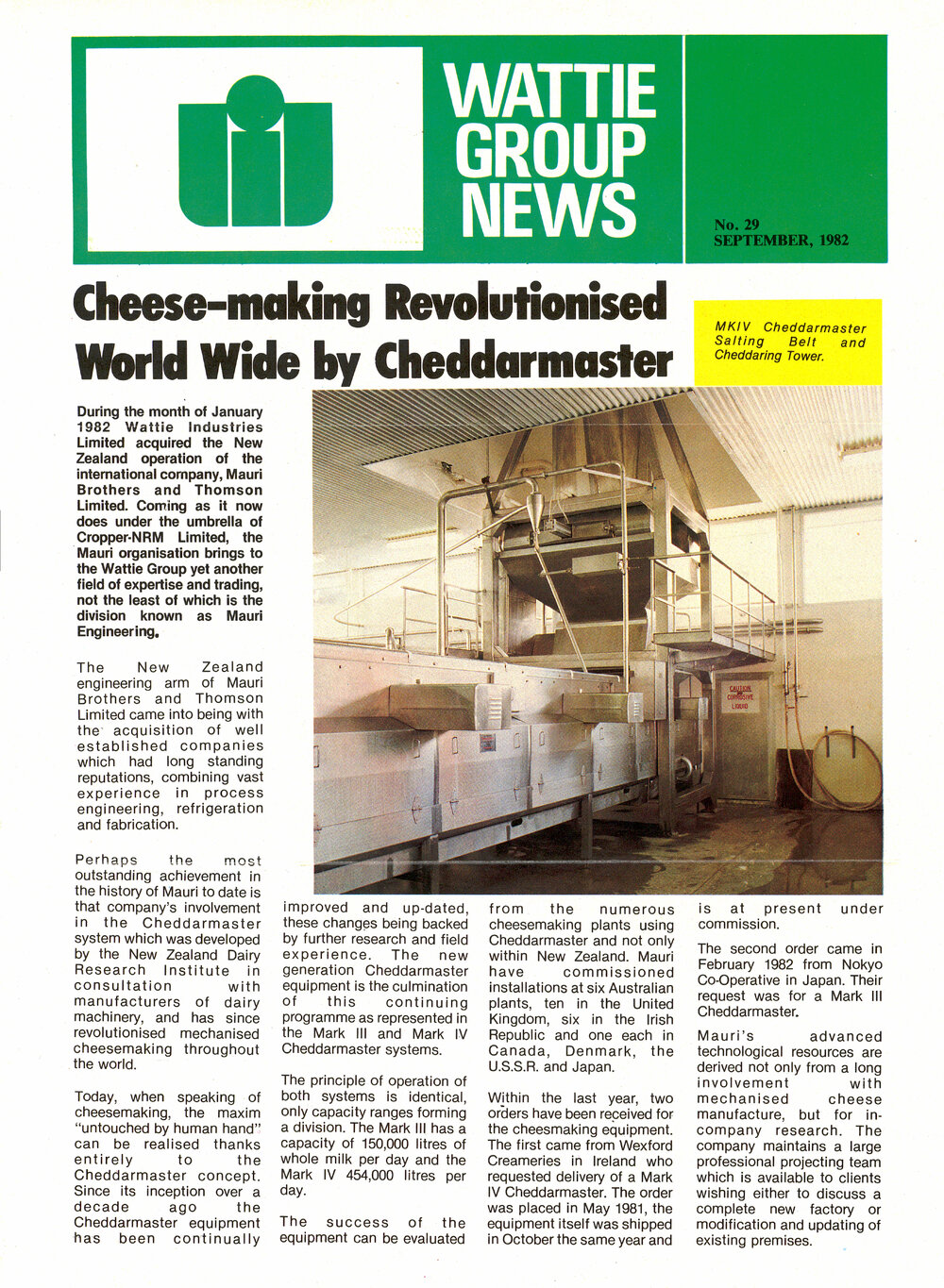 Wattie Group News Issue 29