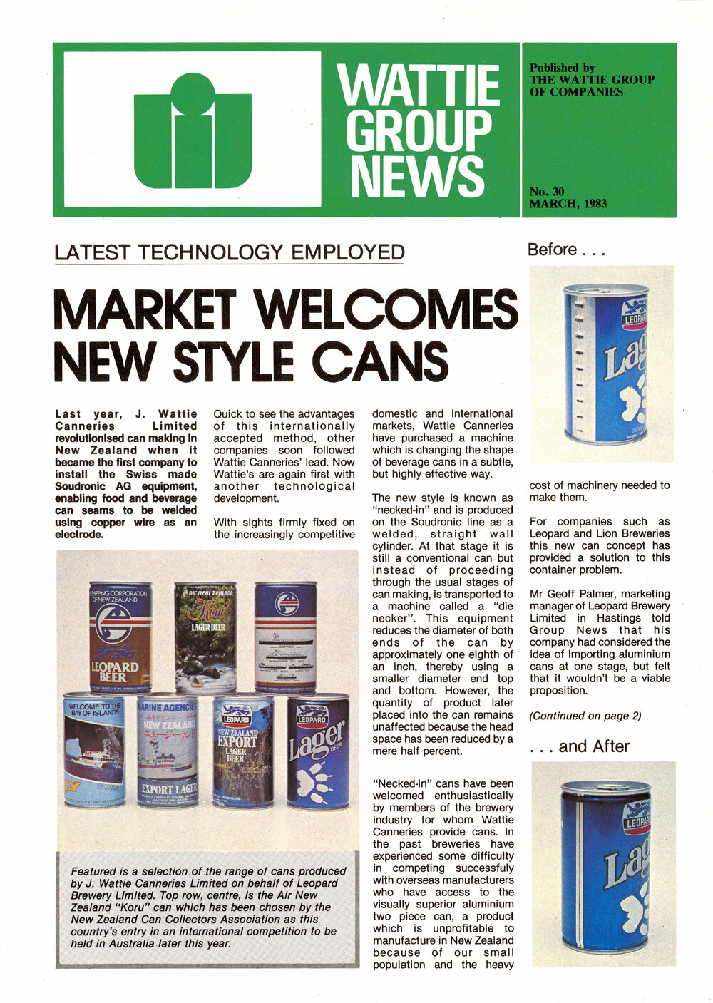 Wattie Group News Issue 30