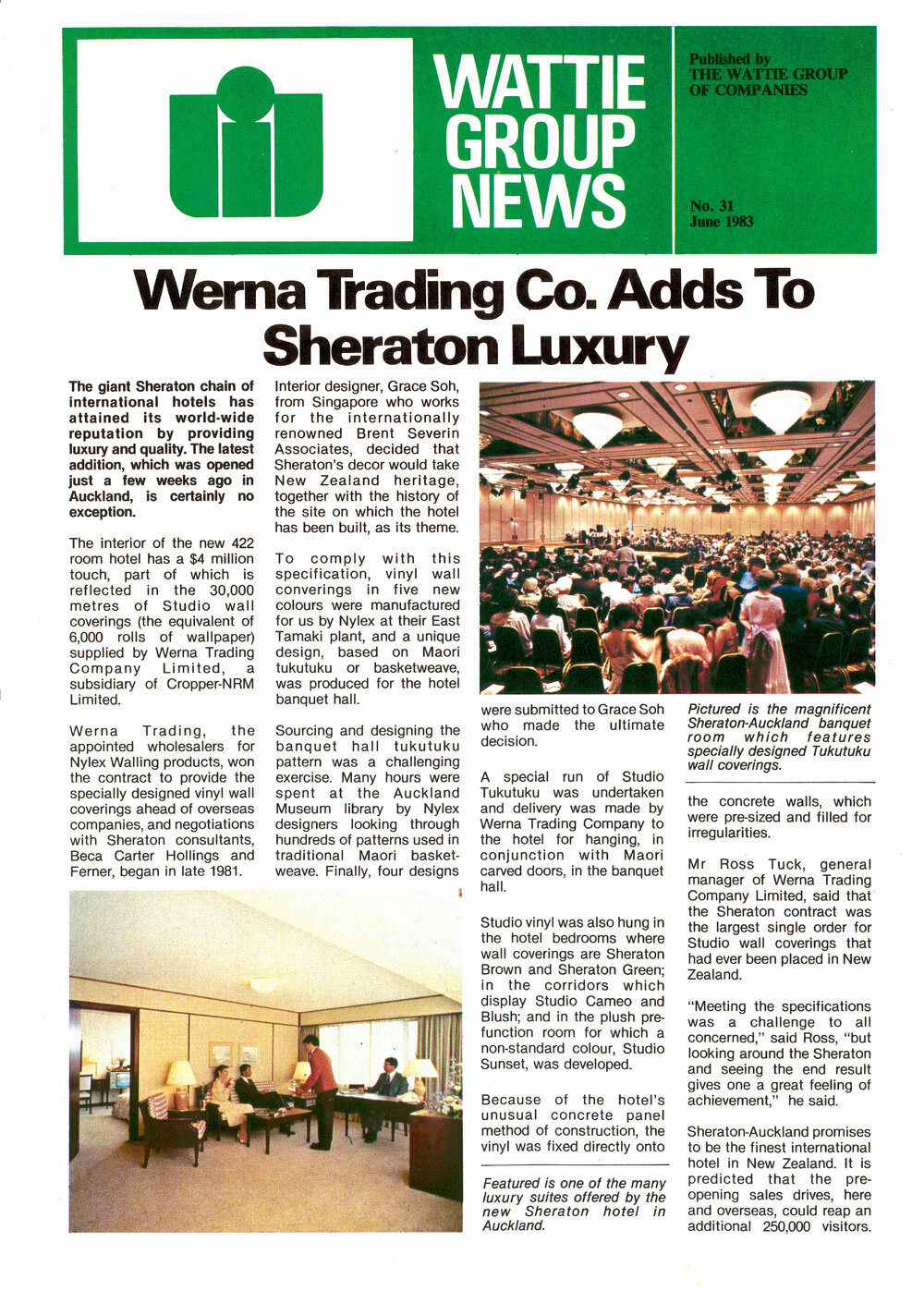 Wattie Group News Issue 31
