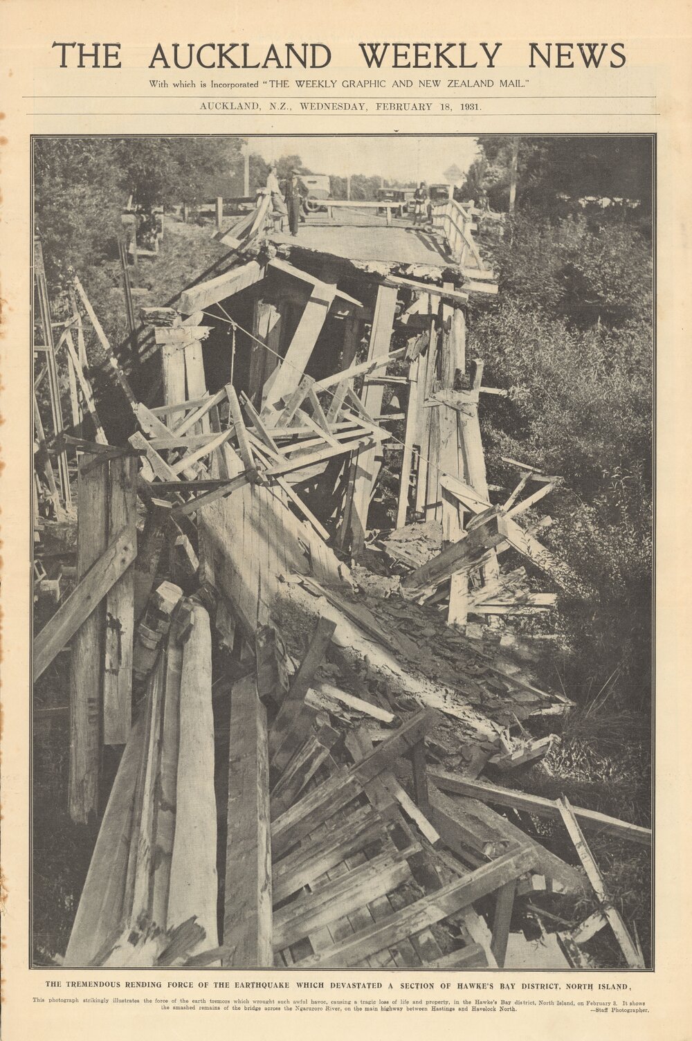 The Auckland Weekly News - Second Earthquake Issue