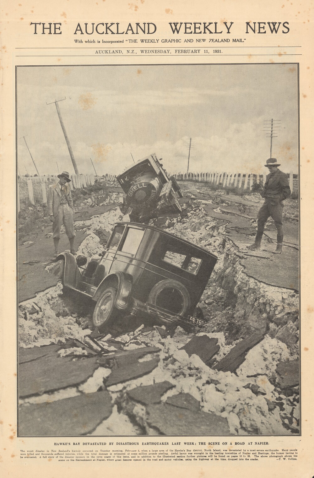 The Auckland Weekly News -  Earthquake Issue