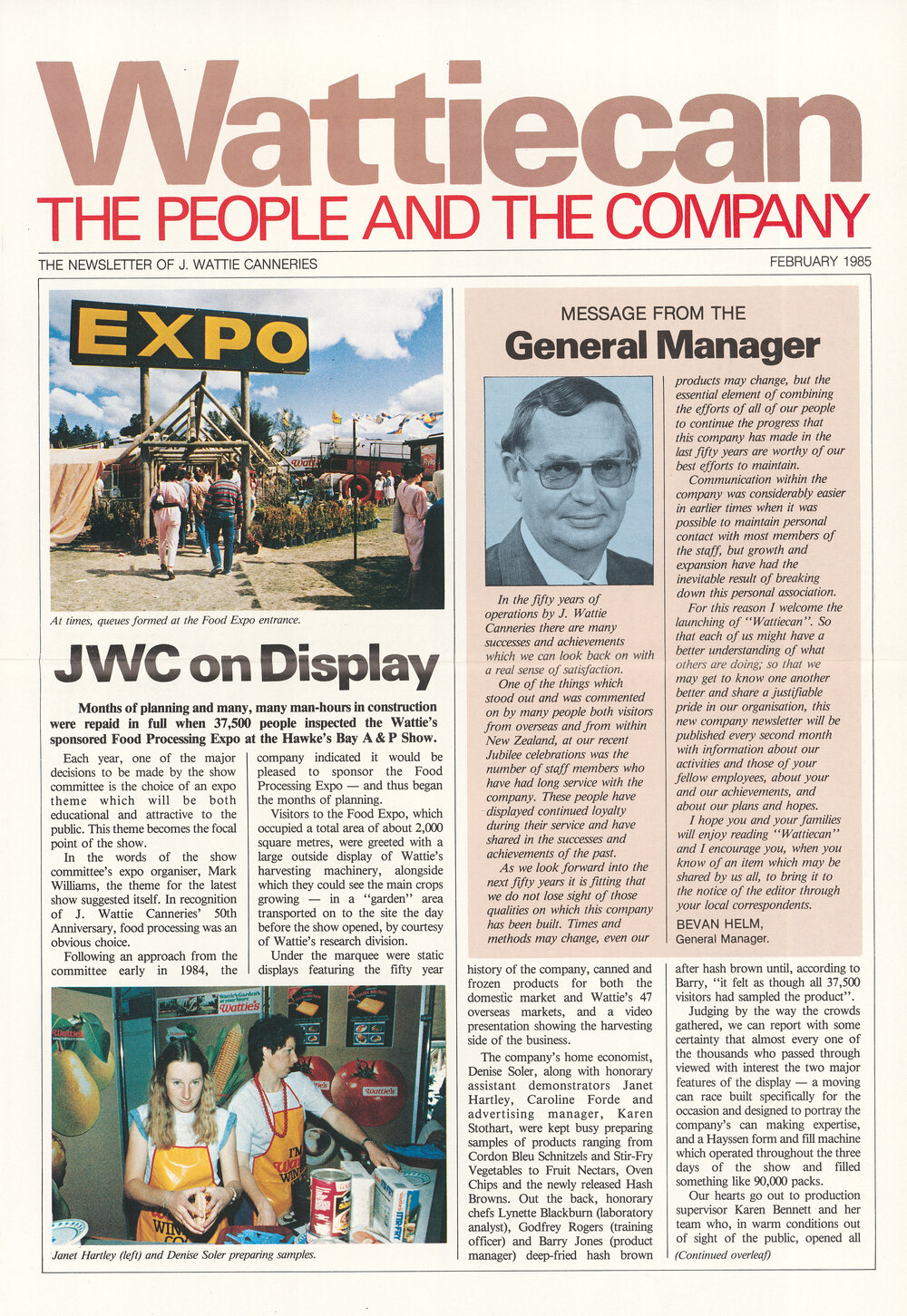 Wattiecan February 1985