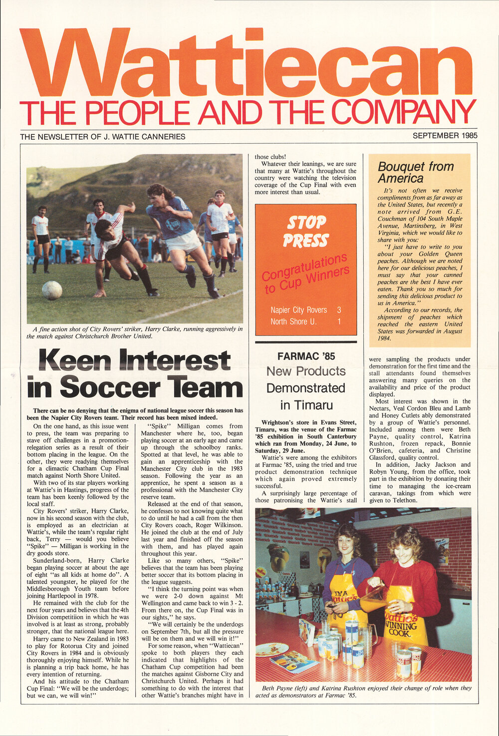 Wattiecan September 1985