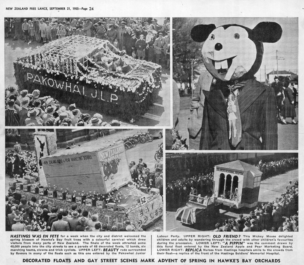 Blossom Parade Photos 1955