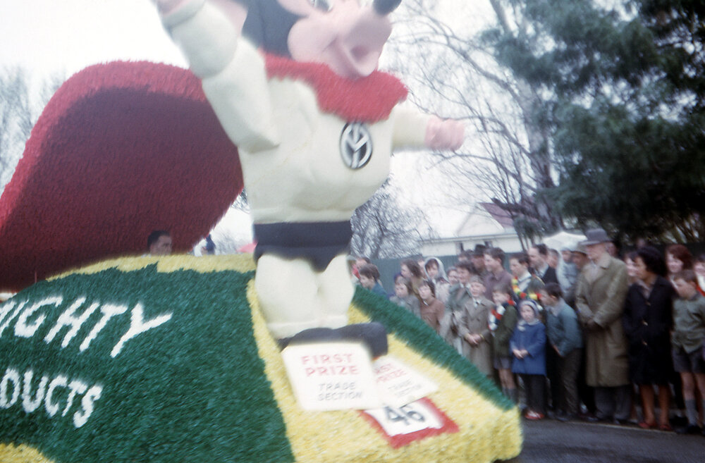 Mighty Mouse Float 1965