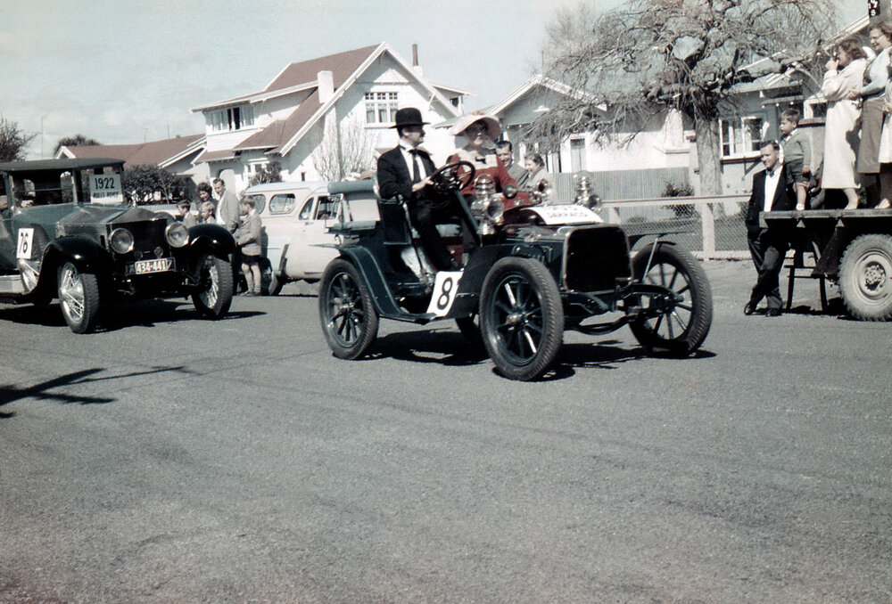 Vintage Cars in 1959 Blossom Parade