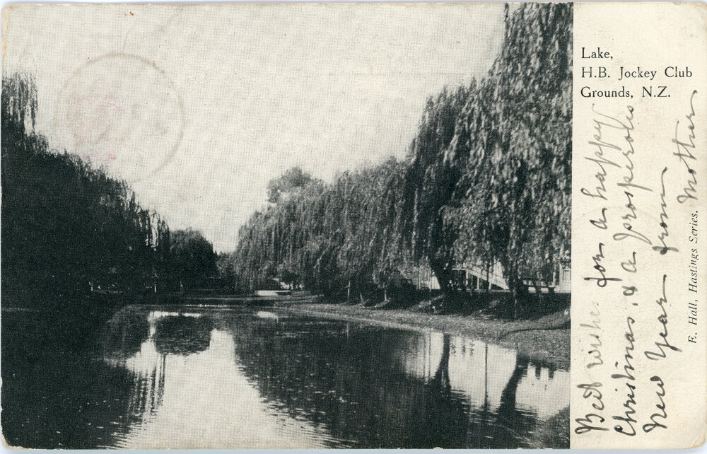 Lake at Hastings Racecourse