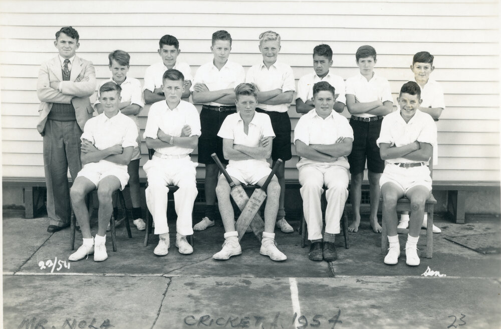 Hastings Central School Cricket, 1954