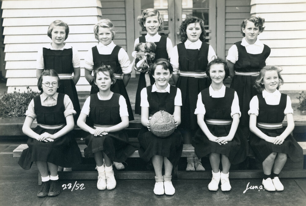 Hastings Central School Netball, 1952