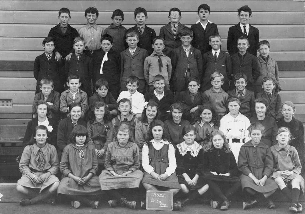Hastings Central School Std 4, 1919