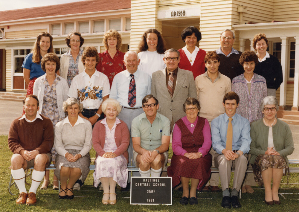 Hastings Central School Staff, 1981