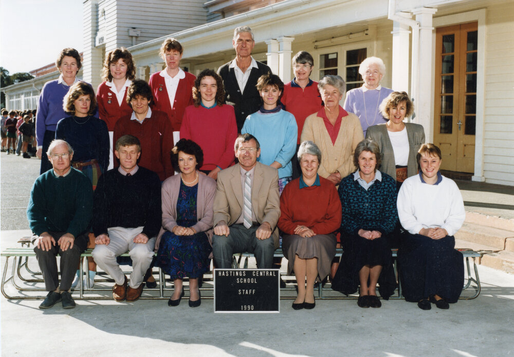 Hastings Central School Staff, 1990
