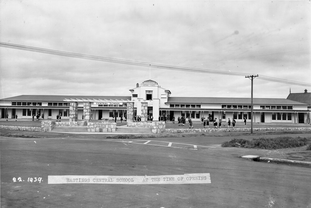 Hastings Central School, 1939