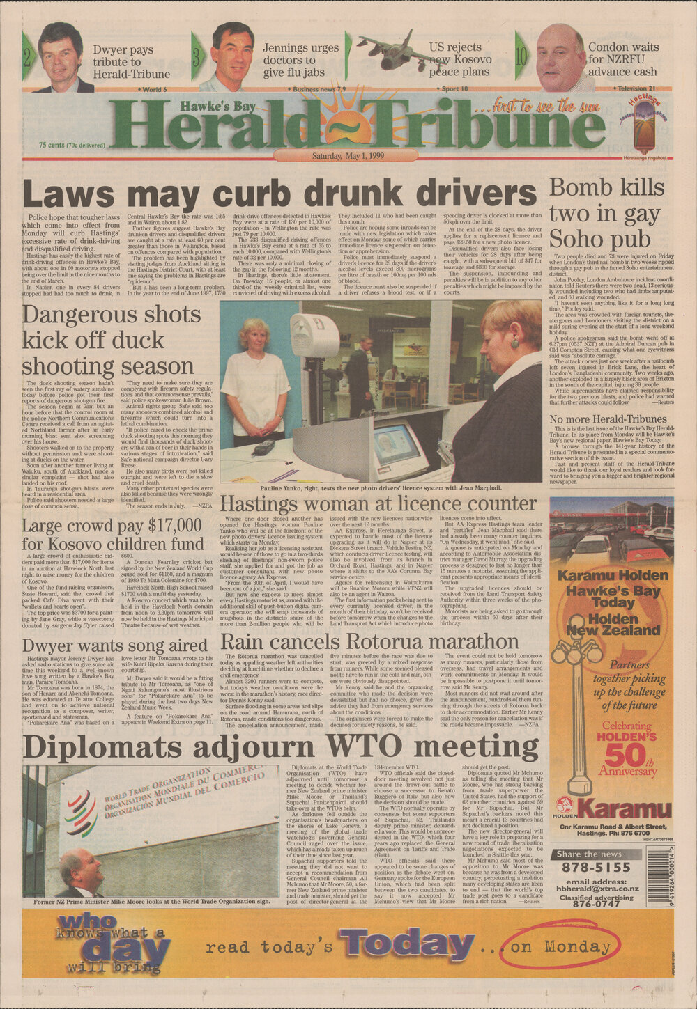 Hawke's Bay Herald Tribune - Final Edition