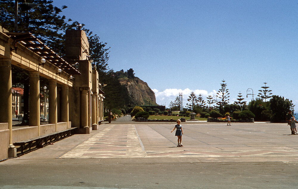 Children Roller Skating at Napier Soundshell
