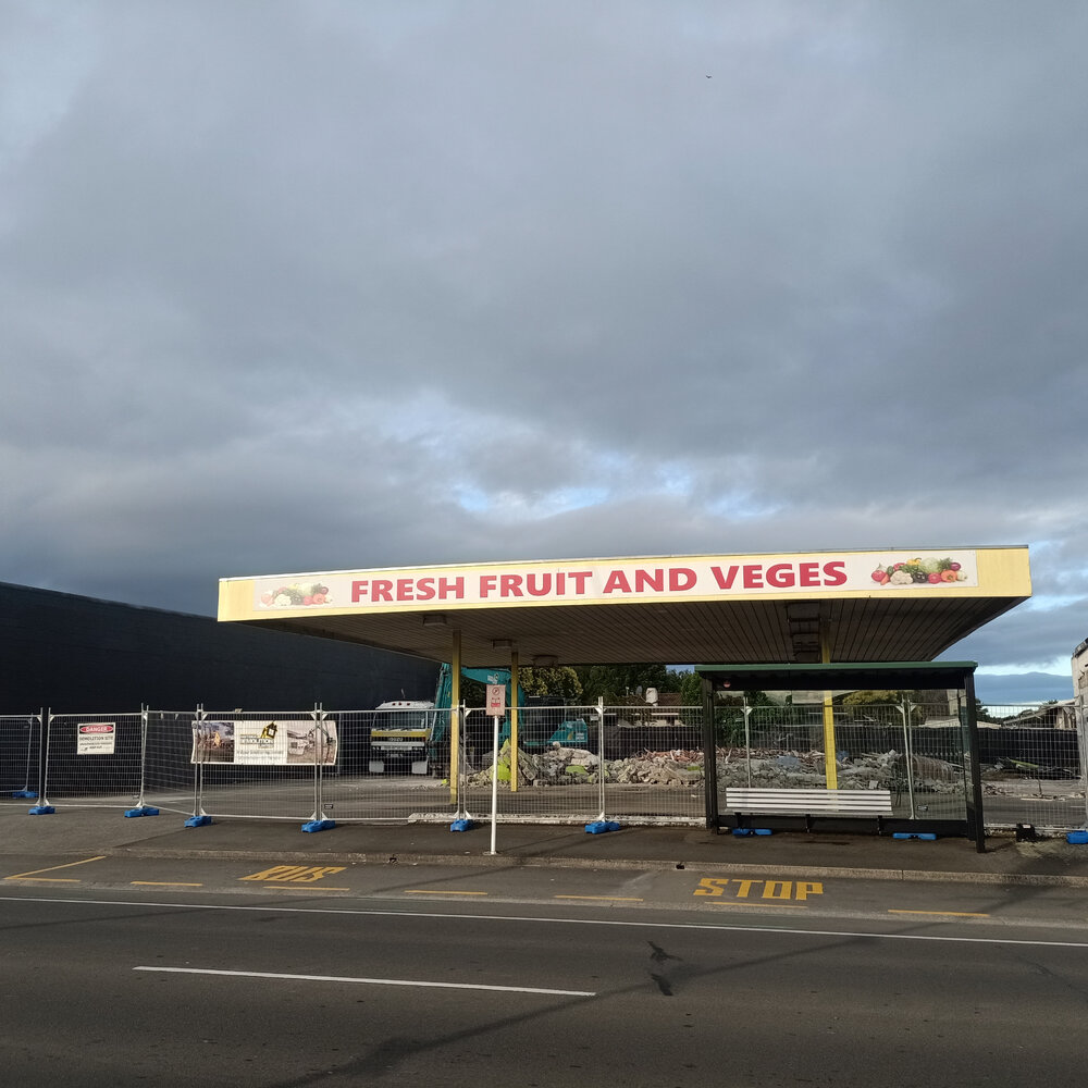 Demolition at 914 Heretaunga Street