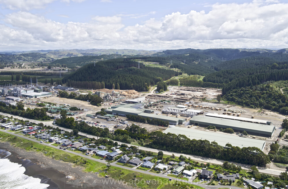 Aerial View of Pan Pac