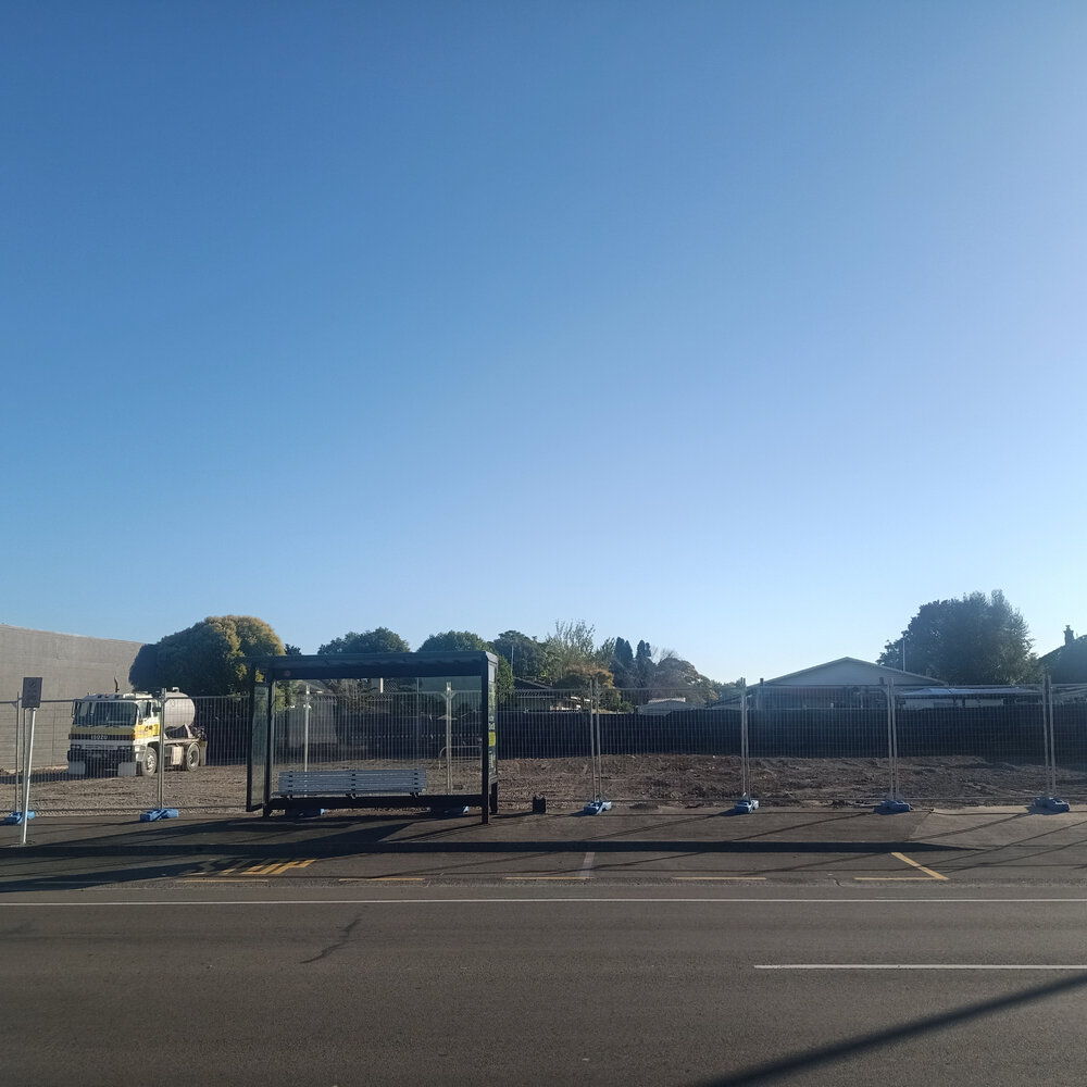 Demolition at 914-916 Heretaunga Street