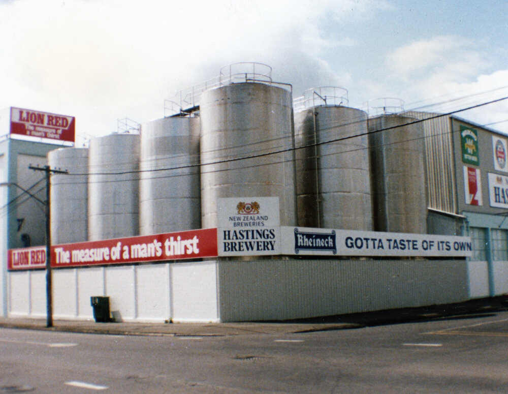 Beer Silos Hastings Brewery
