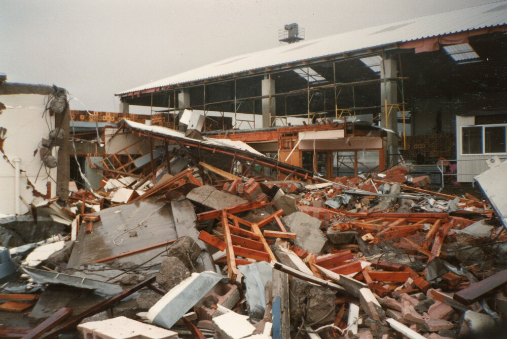 Building Demolition at Hastings Brewery