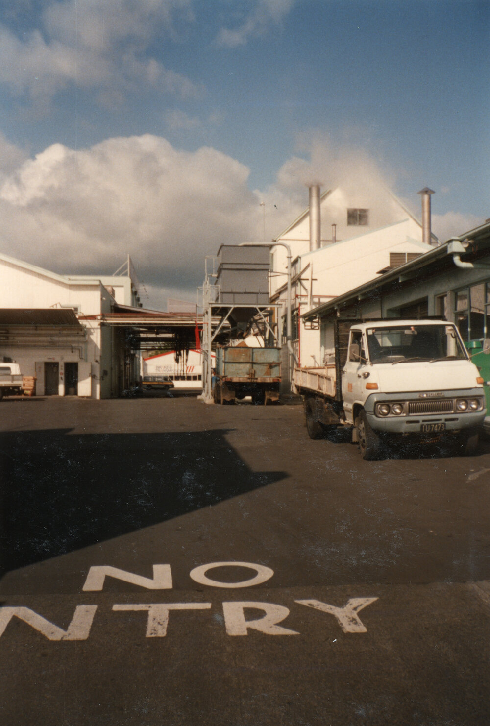 Hastings Brewery Buildings and Trucks