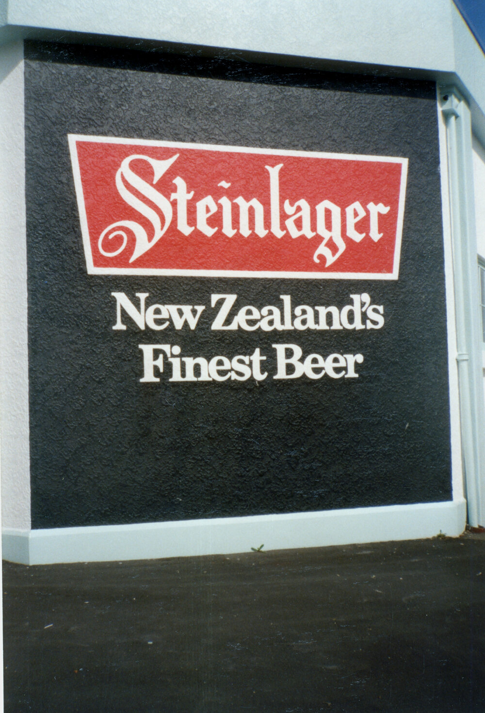 Steinlager Sign at Hastings Brewery