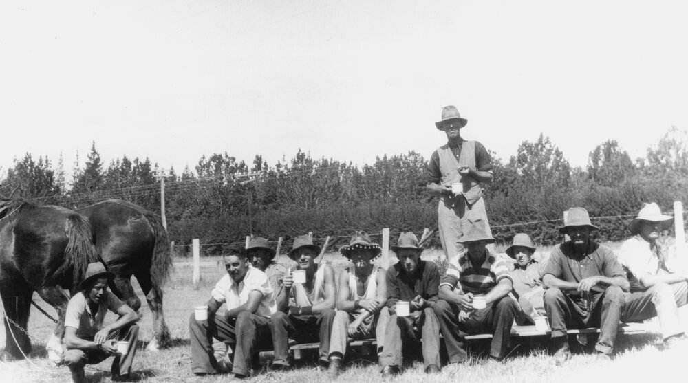 Smoko at Endsleigh Farm