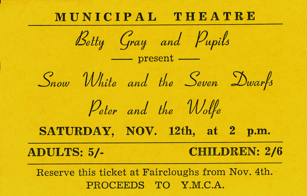 Municipal Theatre Ticket