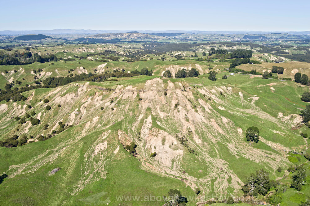 Landslips off Puketitiri Road