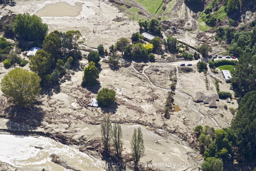 Buried Homes on Puketitiri Road