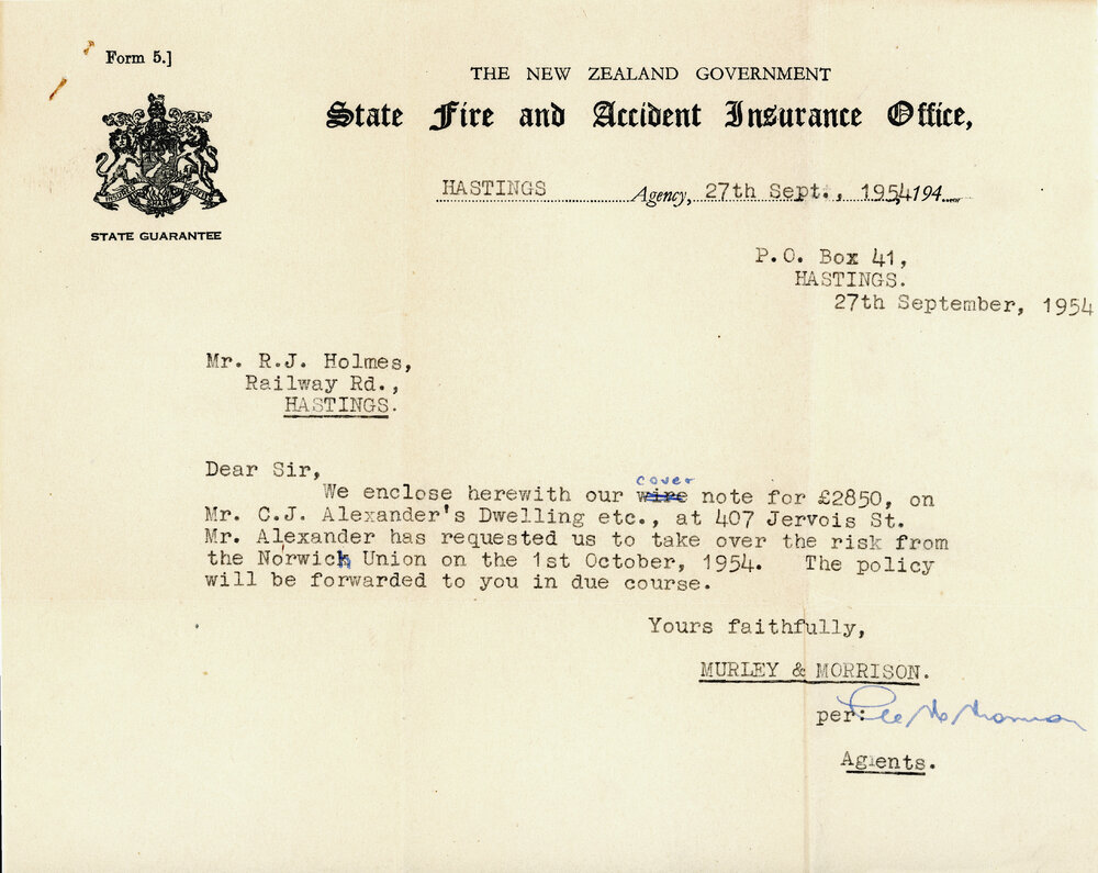 State Fire and Accident Insurance Office