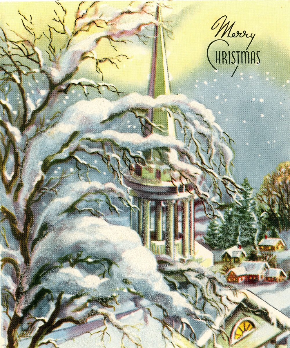 Christmas Card with Letter