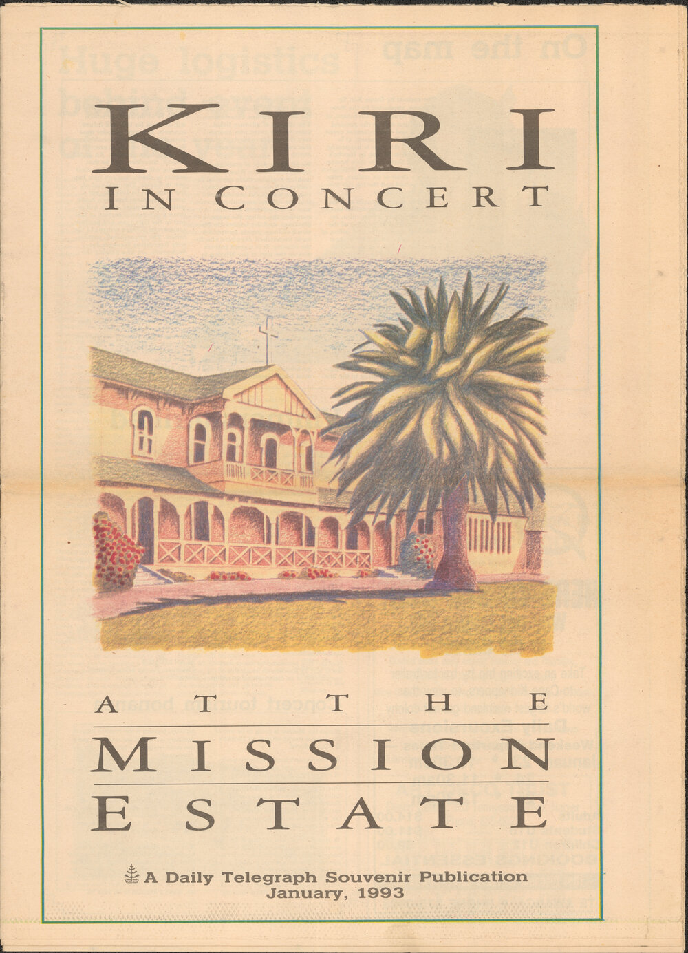 Kiri in Concert - Newspaper Supplement