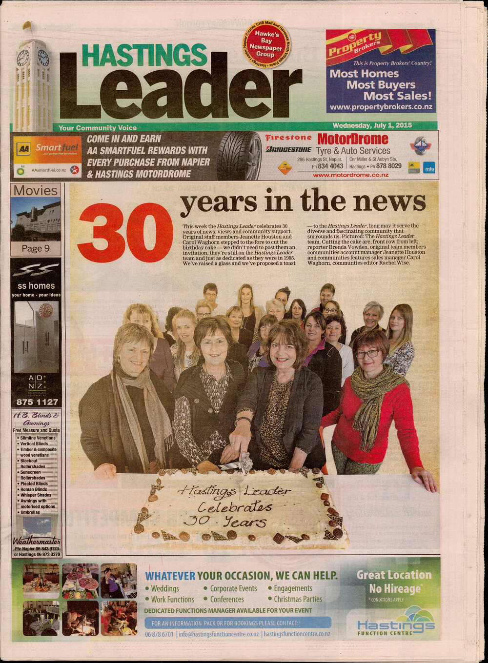 Hastings Leader - 30 Years