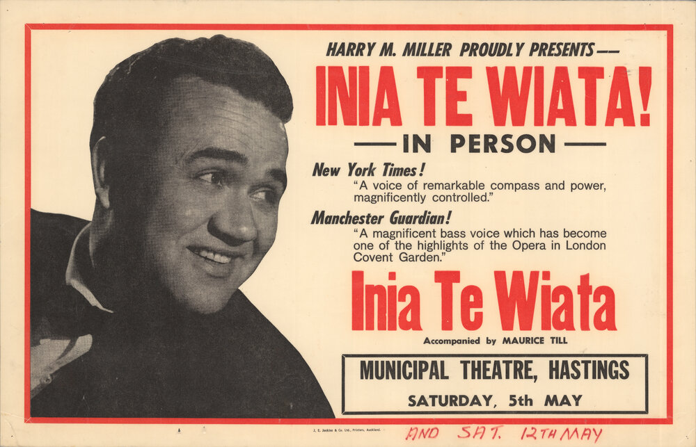 Inia Te Wiata 1962