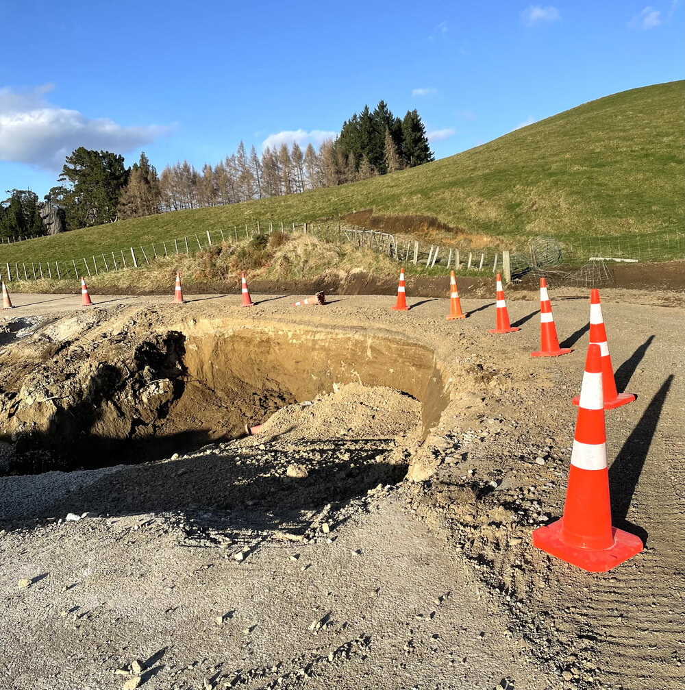 Hendley Road Corner Damage
