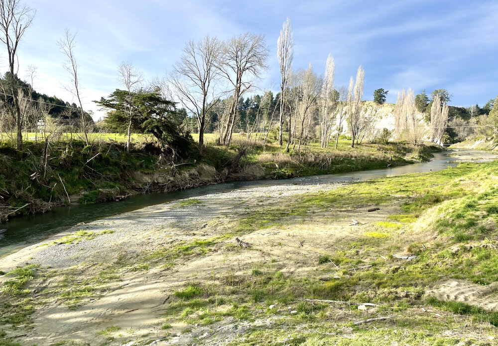 Mangaone River from Rissington Bridge