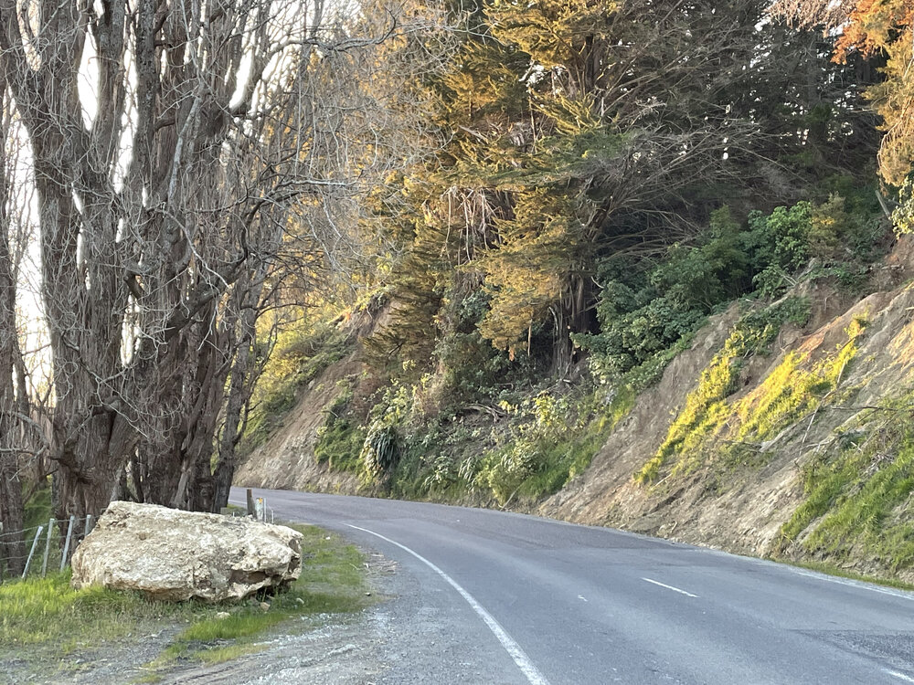 Rock on Puketitiri Road