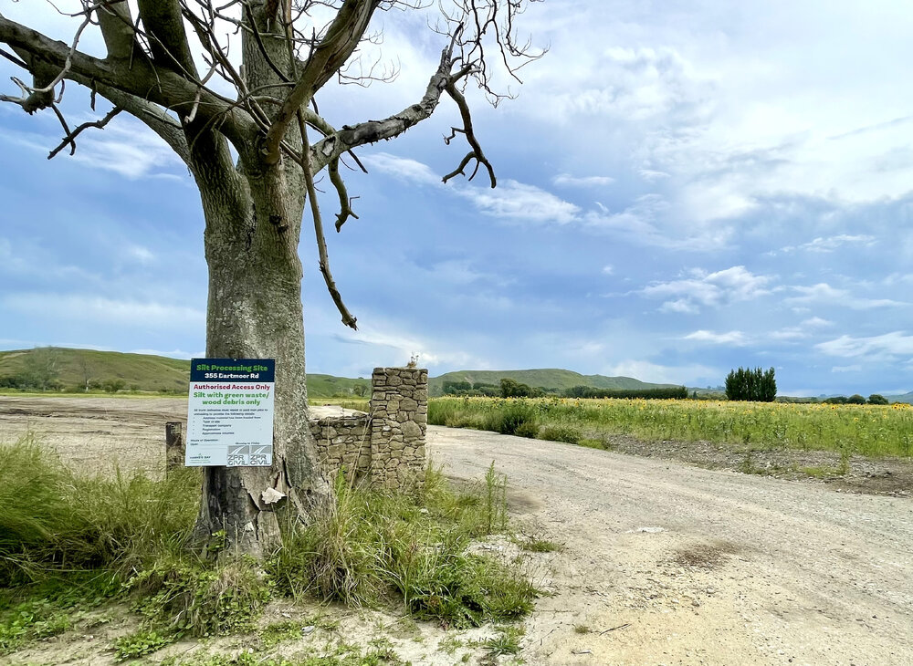 Silt Processing Site