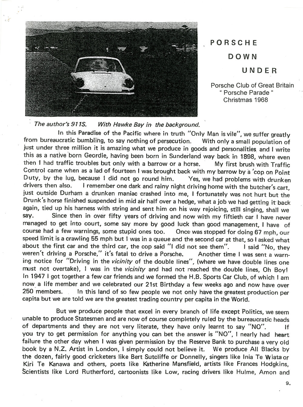 Porsche Down Under