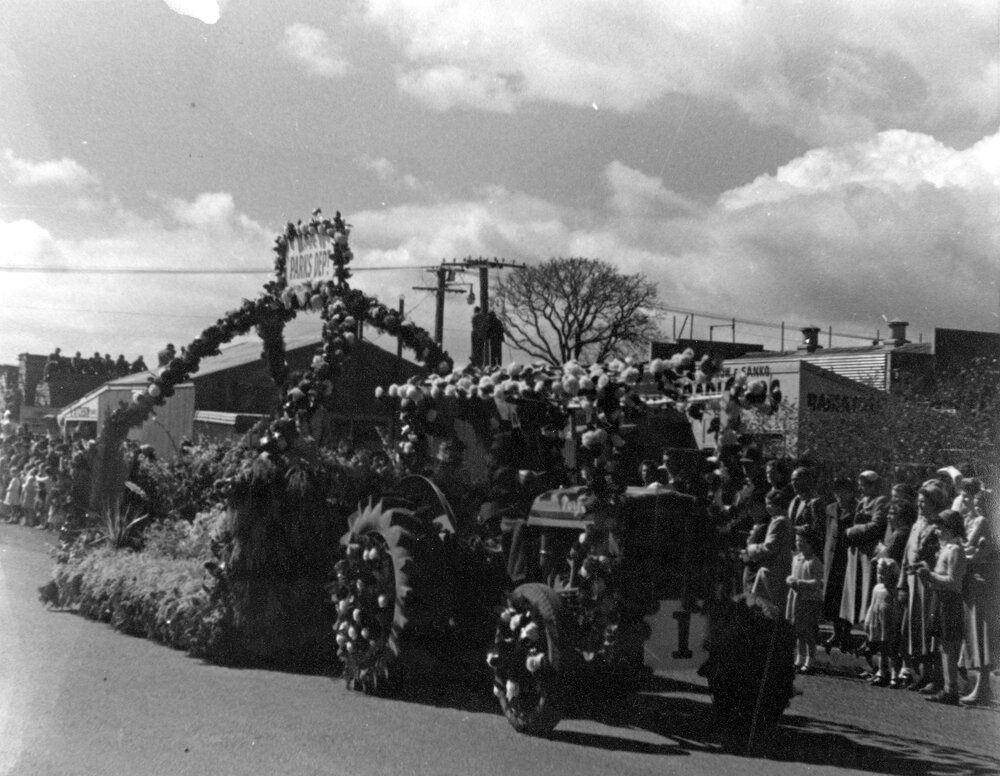 Parks Department Float 1955