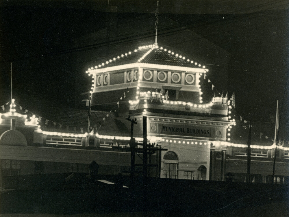 Municipal Buildings at Night